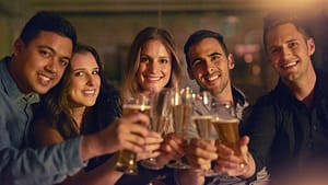 people celebrating