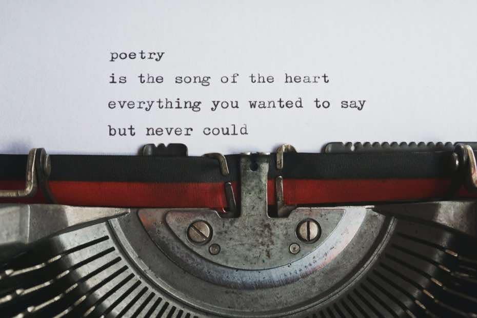 Funeral poetry words about poetry