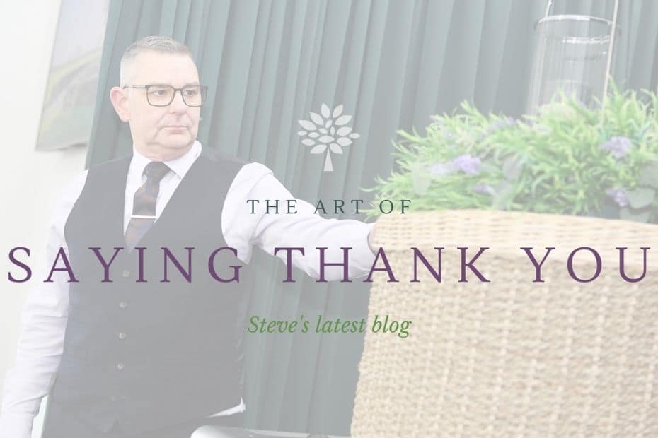 The Art of saying Thank you